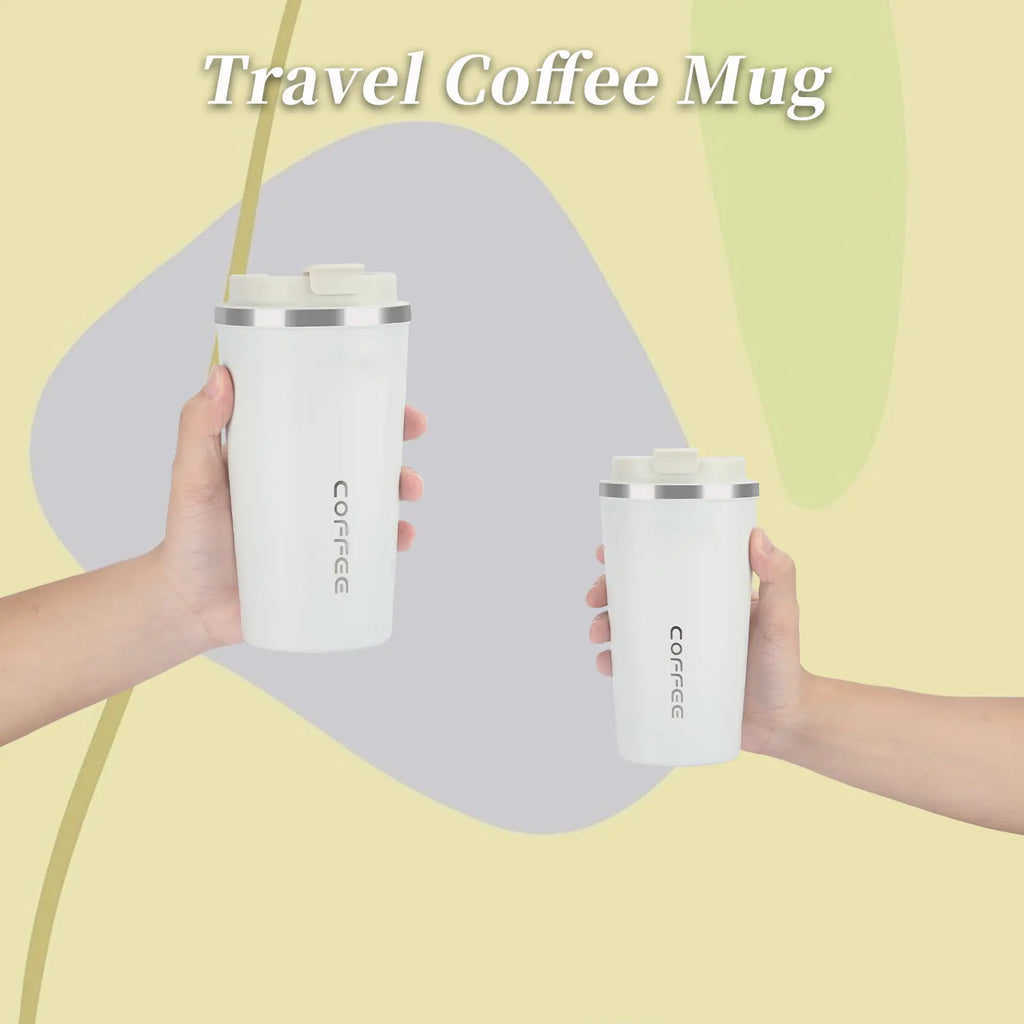 Mongdio 17Oz Stainless Steel Travel Mug – Leak Proof, Insulated Coffee Cup for Hot & Cold Beverages