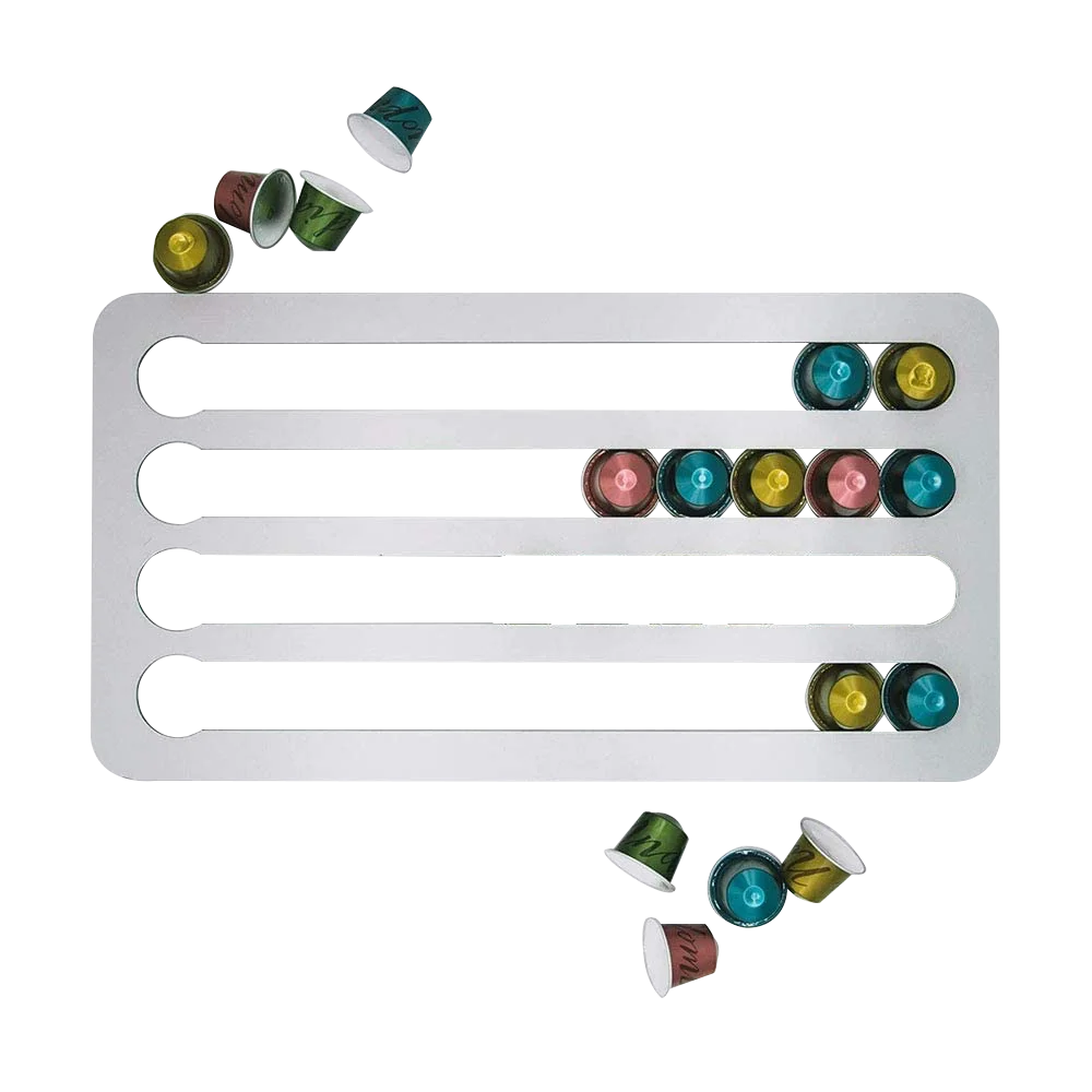 Nespresso Coffee Capsule Holder Stand Rotary Coffee Pod Tower Rack Rotatable Coffee Pod Storage Shelves Storage 24/40PCS Capsule