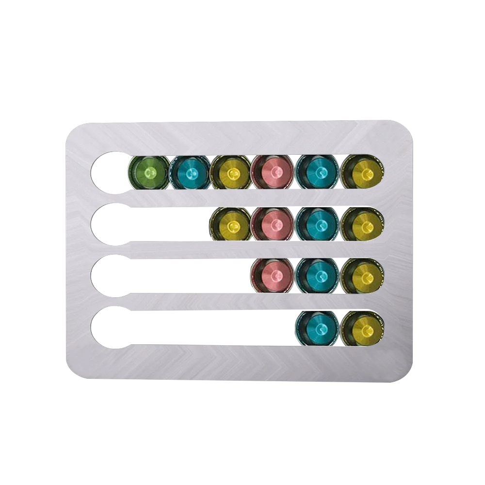 Nespresso Coffee Capsule Holder Stand Rotary Coffee Pod Tower Rack Rotatable Coffee Pod Storage Shelves Storage 24/40PCS Capsule