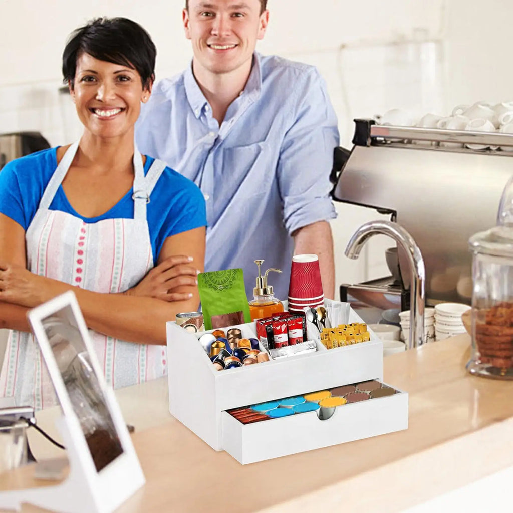 Coffee Bar Organizer/Kitchen Countertop Bar