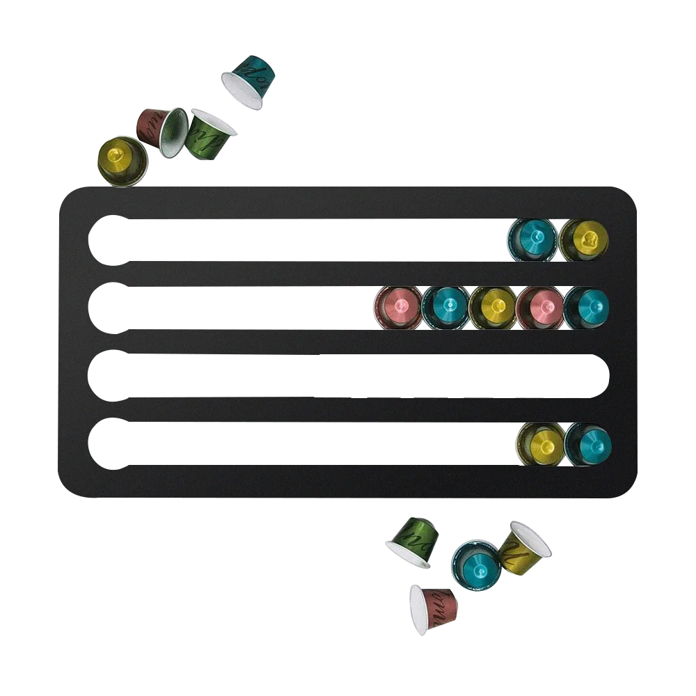 Nespresso Coffee Capsule Holder Stand Rotary Coffee Pod Tower Rack Rotatable Coffee Pod Storage Shelves Storage 24/40PCS Capsule