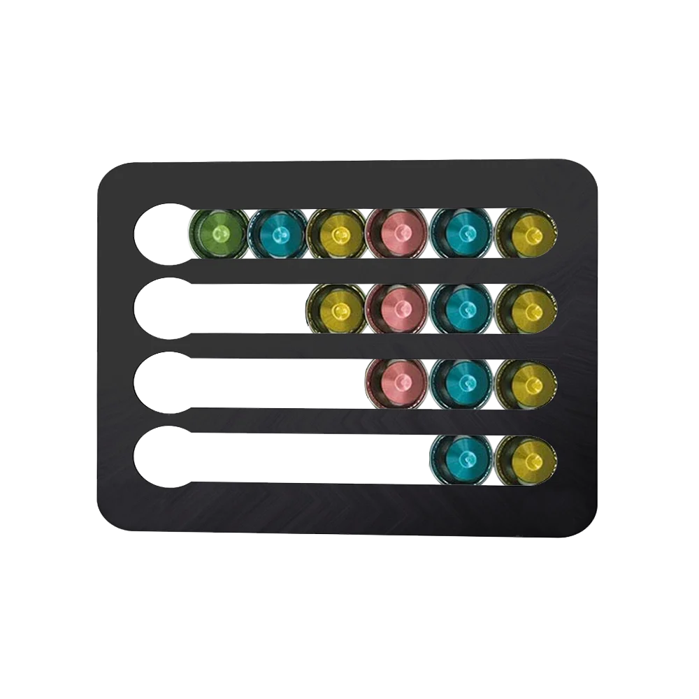 Nespresso Coffee Capsule Holder Stand Rotary Coffee Pod Tower Rack Rotatable Coffee Pod Storage Shelves Storage 24/40PCS Capsule