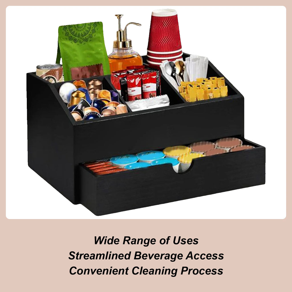 Coffee Bar Organizer/Kitchen Countertop Bar
